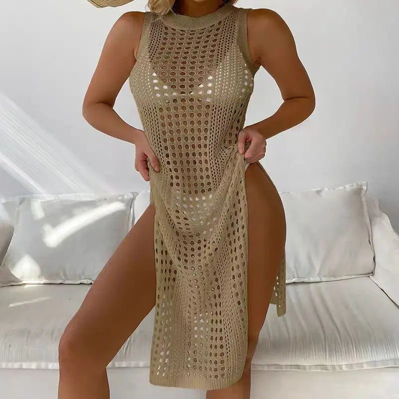 Vestido Playero Tejido para Mujer