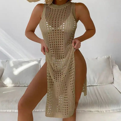 Vestido Playero Tejido para Mujer