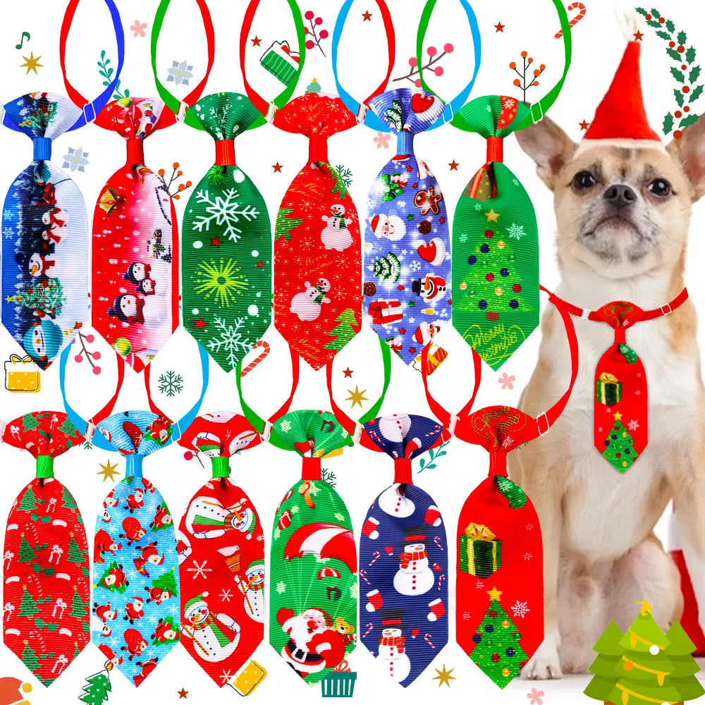 Diez Corbatas Navideñas para Perros