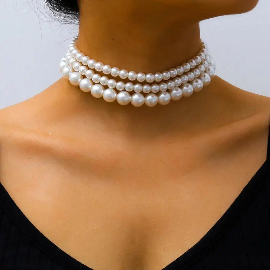 Collar de Perlas - Elegante para Bodas, Fiestas y Regalos