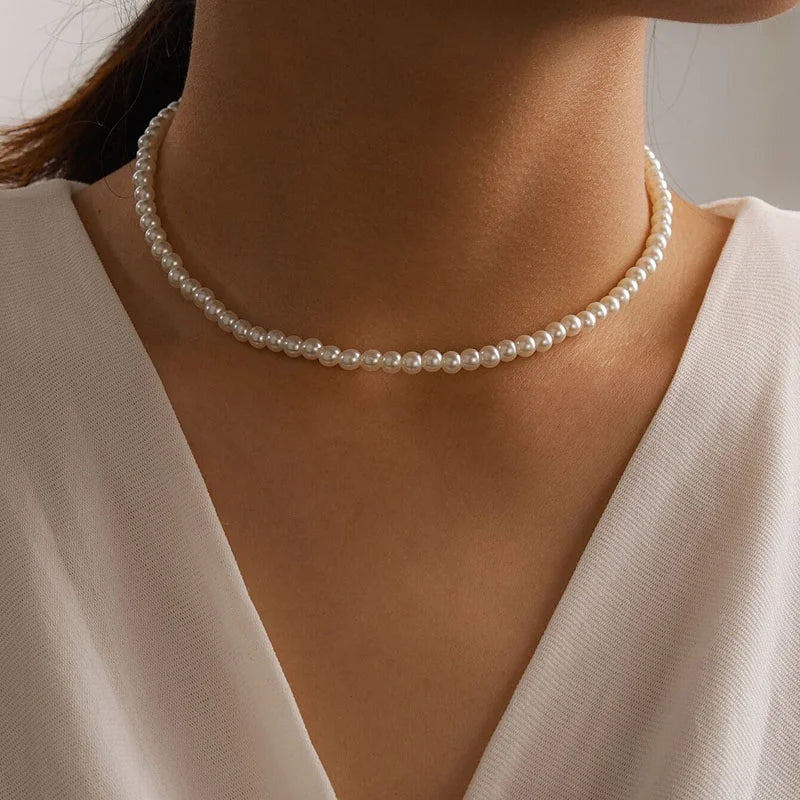 Collar de Perlas - Elegante para Bodas, Fiestas y Regalos